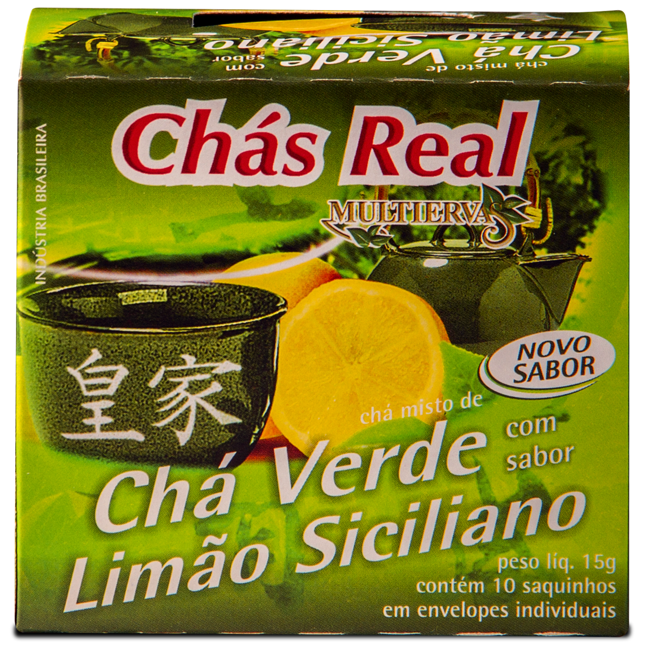 Chá Verde com Limão Siciliano Chá Real 15g – Ultrapack